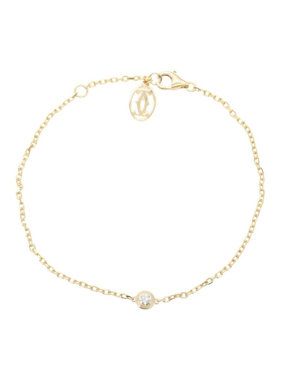 Cartier Bure SM 16 18 18K Diamond Damour Bracelet